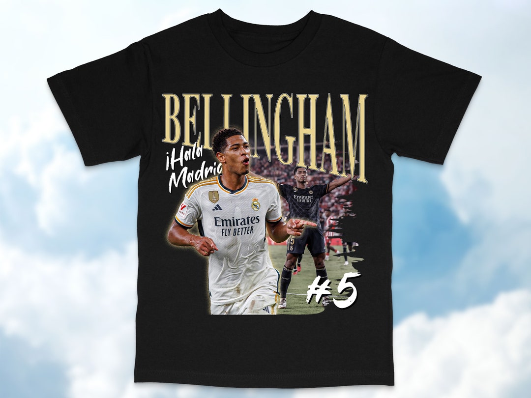 Jude Bellingham Real Madrid Tshirt Available in Multiple Etsy UK