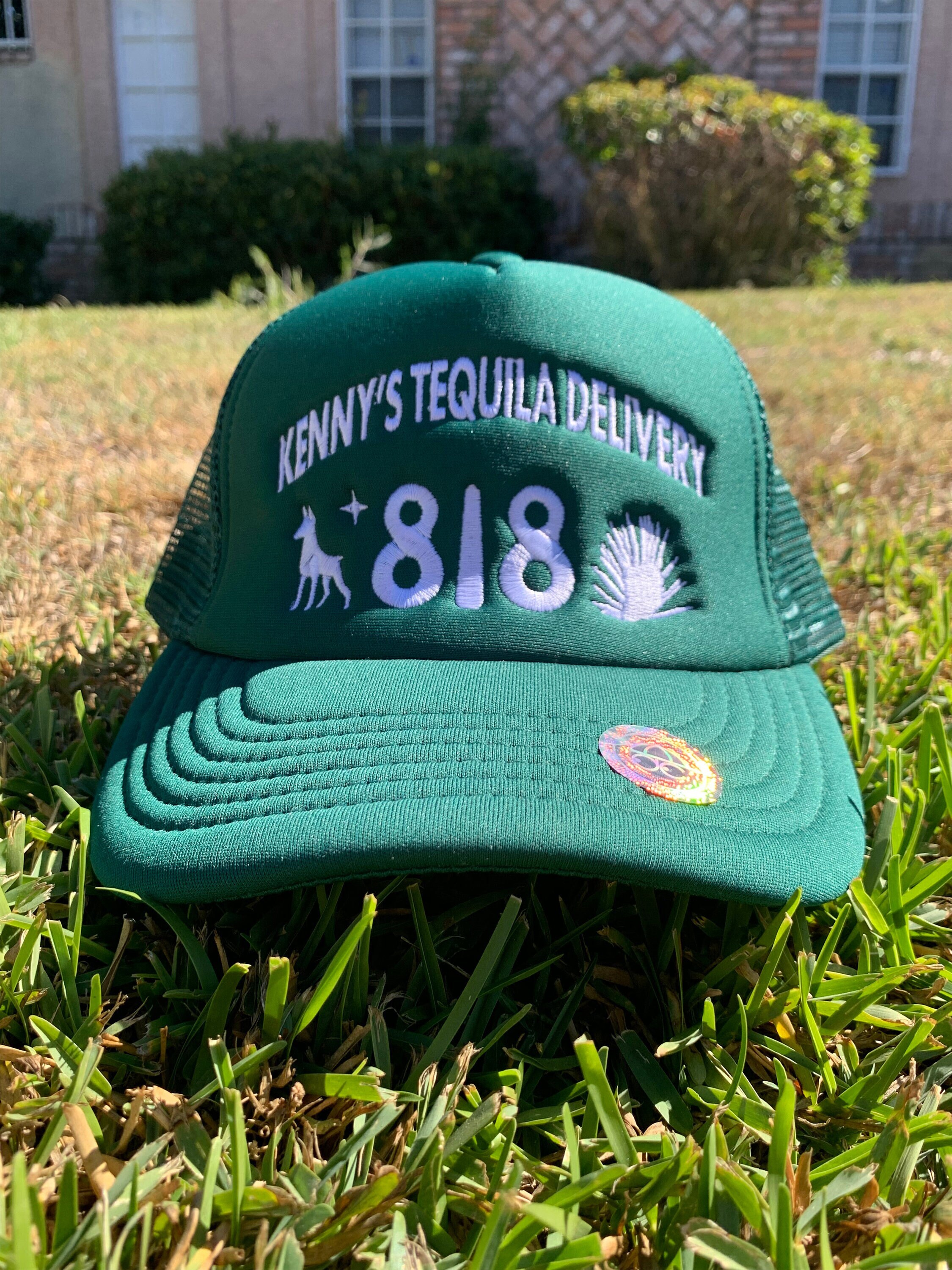 818 Kenny's Tequila Trucker Retro Cap 5 Panel Mesh Back Etsy