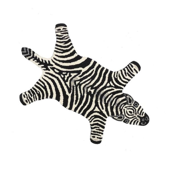 Small Zebra Rug Etsy