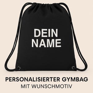 Personalized gym bag – gym bag with name or motif – kindergarten bag – gift for school enrollment – personalized sports bag