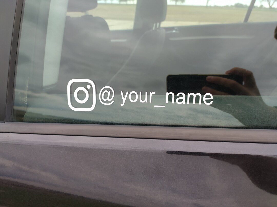 Autocollant Instagram surnom personnalisé sur autocollant de Etsy France