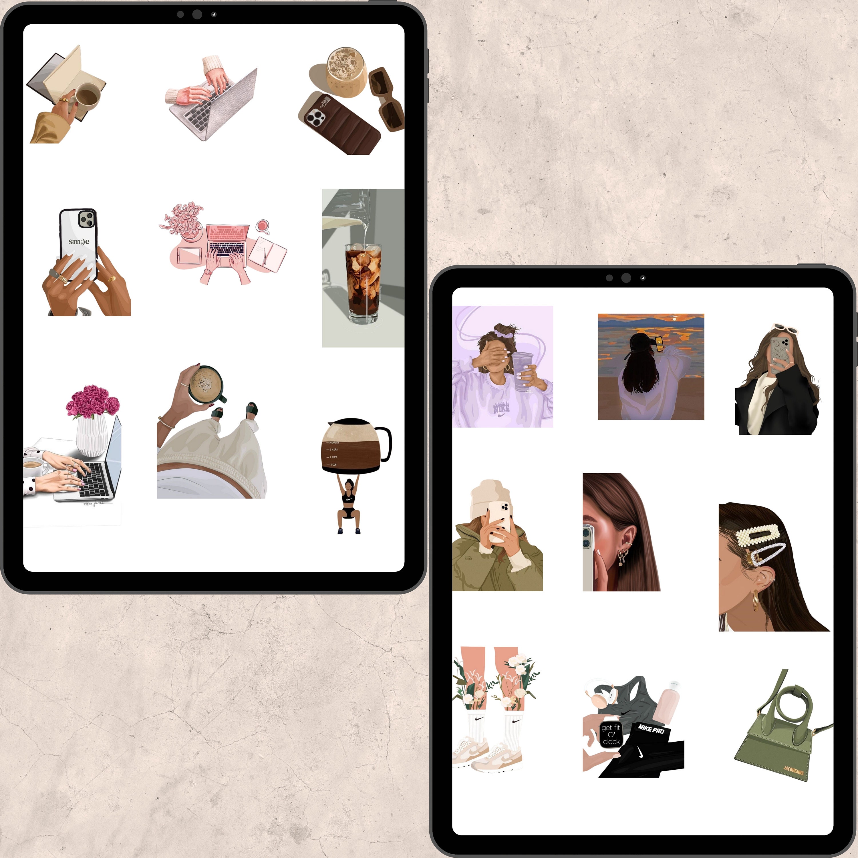 Content Creatore Sticker Influencer Stickers, Content Creator Clipart (PNG Digital Download) - Etsy