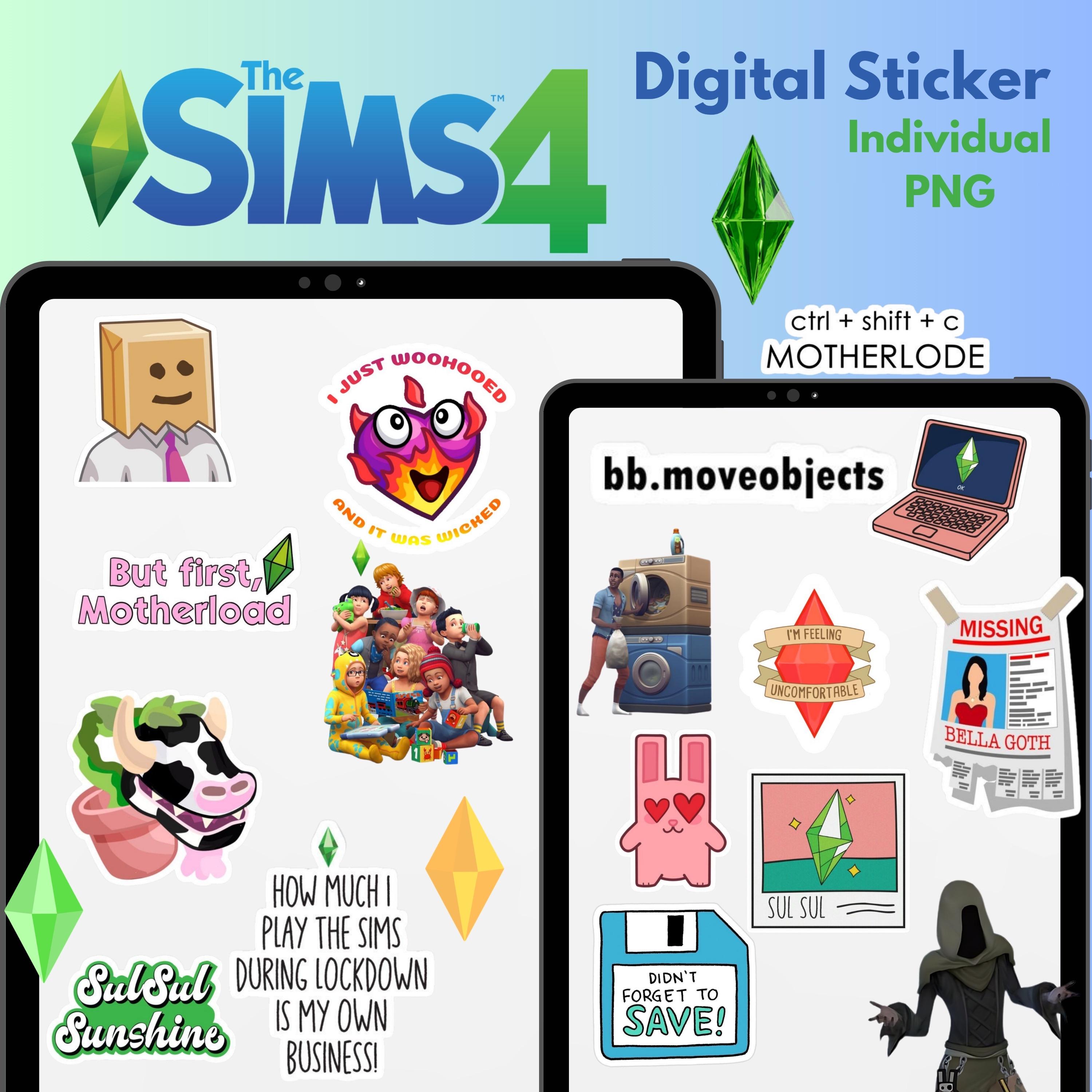 The Sims Stickers - Etsy