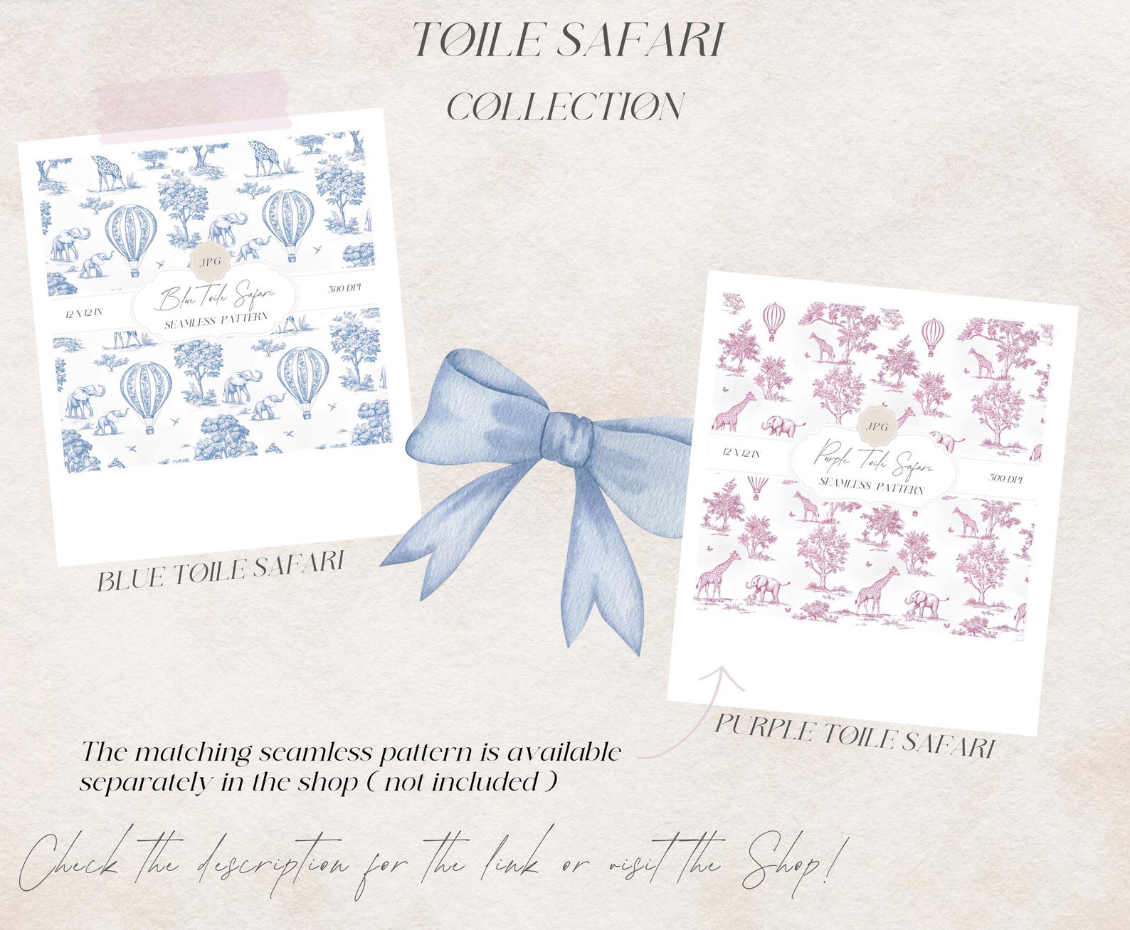 Dusty Blue Chinoiserie Toile De Jouy Seamless Pattern, Pattern for Kids ...