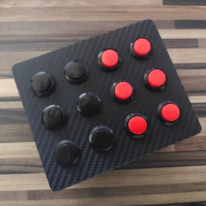 Sim Racing USB-C 12 Button Box for PC - Customs available