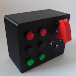 Sim Racing USB-C Ignition Button Box for PC - Customs available