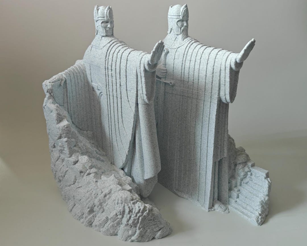 Lord of the Rings - the Argonath, the Pillars of Kings Bookends - Etsy