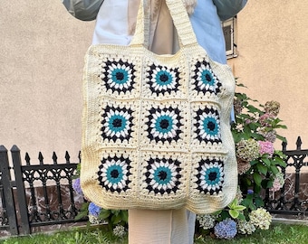 Handmade Knitting Bag ,Trendy Crochet Shoulder Bag ,Macrame Tote Bag,Crocheted Handbag For Women,Gift For Her,Gift for Valentine