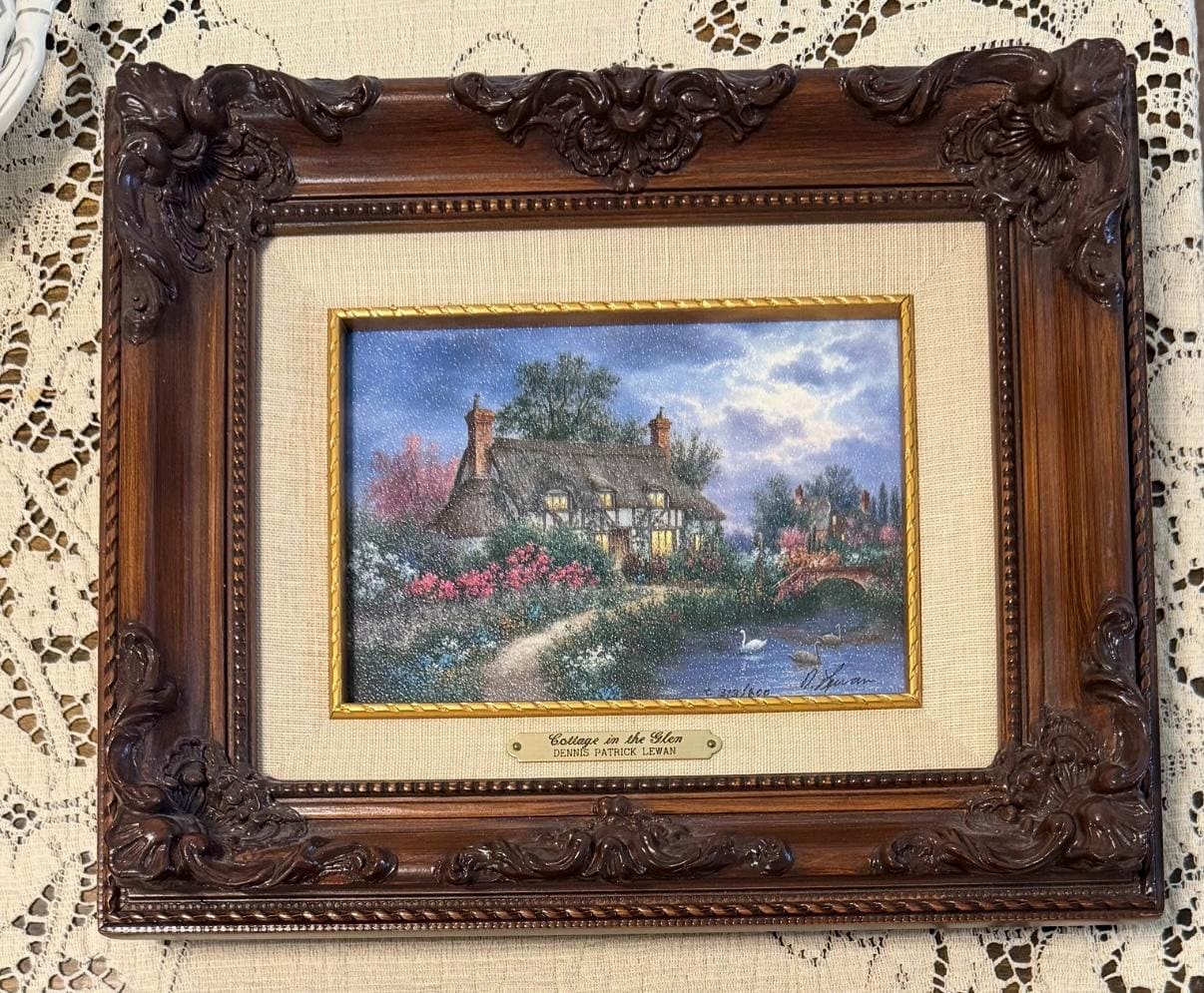 Dennis Patrick Lewan デニス・パトリック・ルーワン 絵画 Dennis Patrick Lewan MORNING WALK Facsimile Signed Art