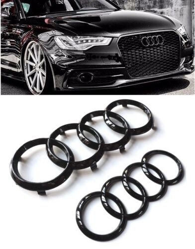 Black Audi Rings 