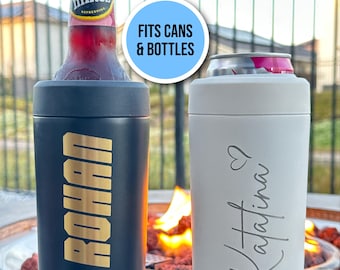Engrave ANYTHING On FrostBuddy Universal Buddy 2.0 Custom Text Name Laser Engraved Logo Personalized Customized Gift Can Beverage Holder
