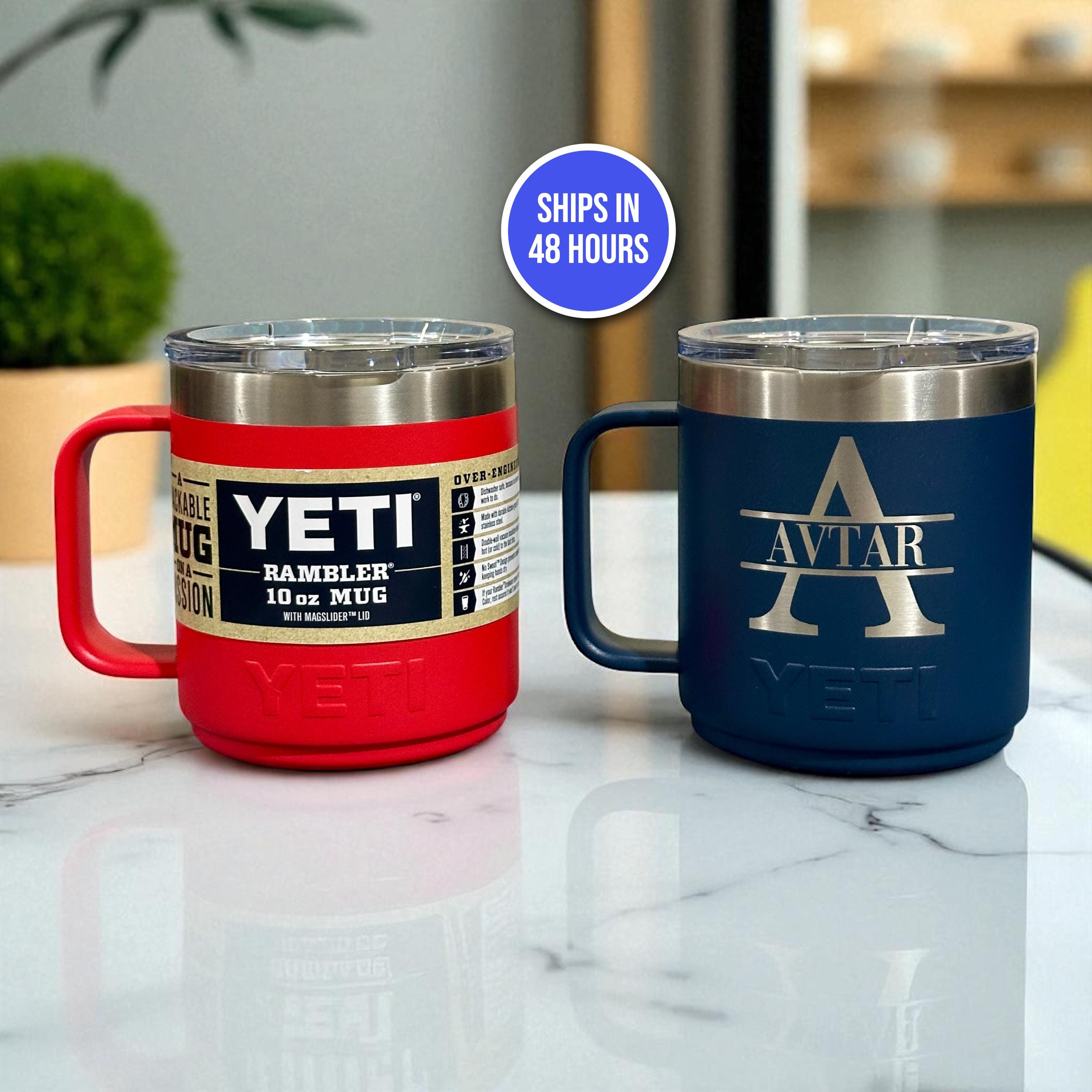 Engrave ANYTHING on YETI Rambler Mug Tumbler 10oz 14oz Custom Name
