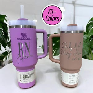 Personalized Nurse Stanley Cup Quencher Tumbler 20oz 30oz 40oz, Custom Gift for Nurse RN LPN, Nurse Appreciation Gift Customized Doctor Gift