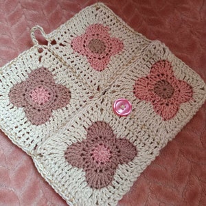 Pochette/Protège livre fait au crochet afbeelding 7