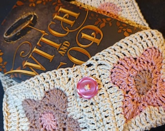 Pochette/Protège livre fait au crochet