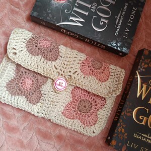 Pochette/Protège livre fait au crochet afbeelding 2