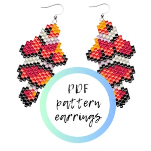 Clown fish PDF beaded pattern brick stitch