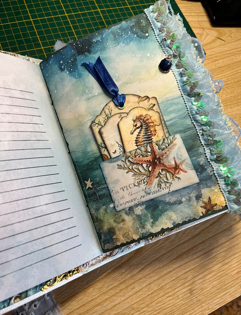 Junkjournal ocean Dream Etsy