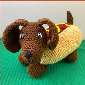 Hot Dawg Crochet Pattern | PDF Crochet Pattern