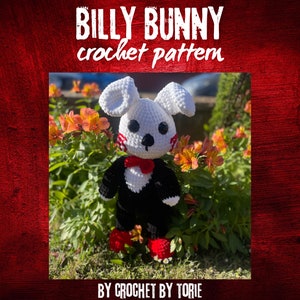 Adorable Billy Bunny Crochet Instructions | Instant Download PDF | Horror Pattern