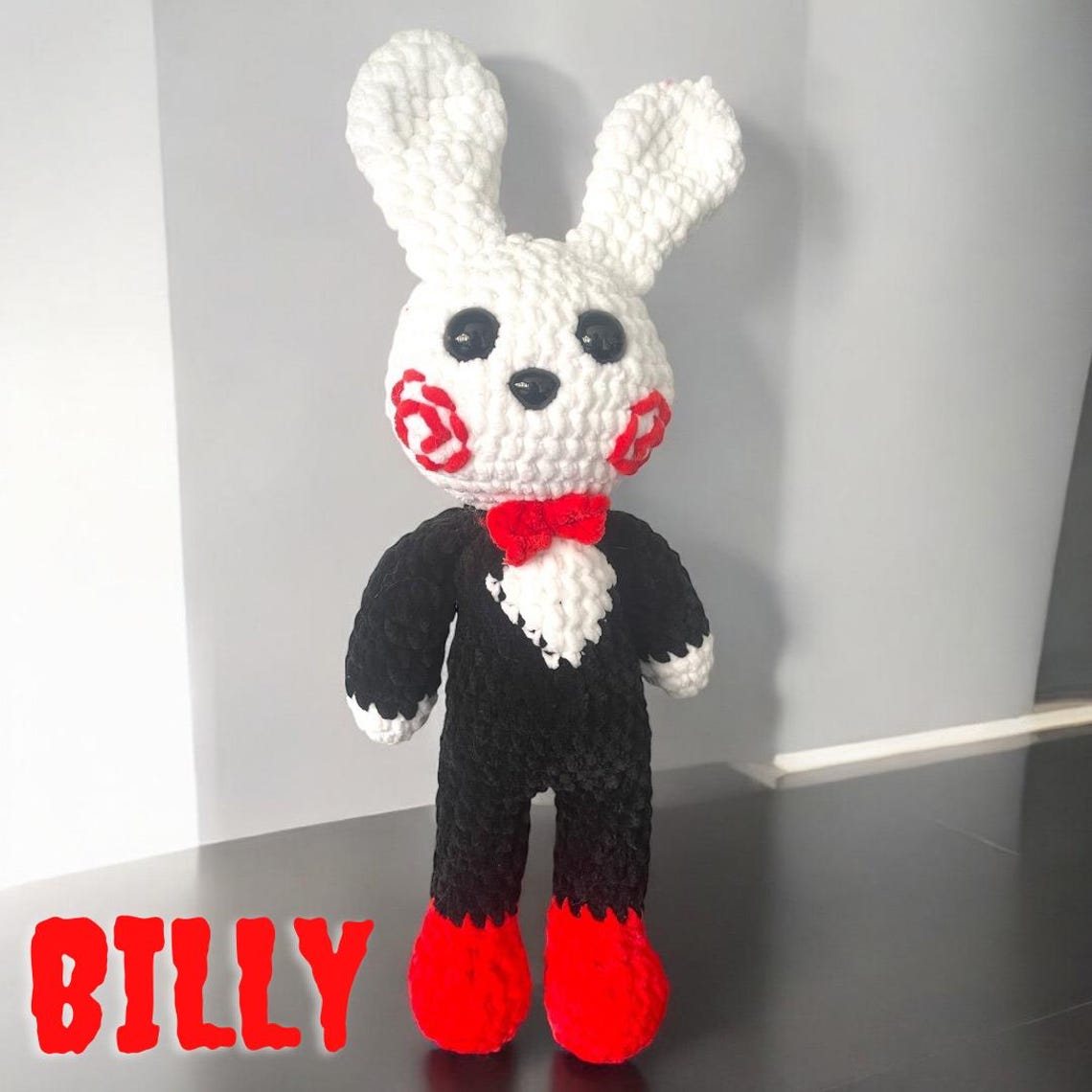 Mini Billy Bunny Crochet Pattern | PDF Jigsaw SAW Crochet Bunny Pattern ...