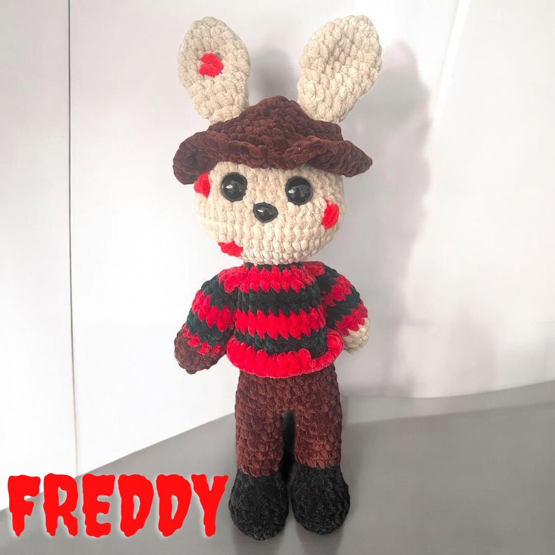 Mini Freddy Bunny Crochet Pattern | PDF Nightmare on Elm Street Crochet ...