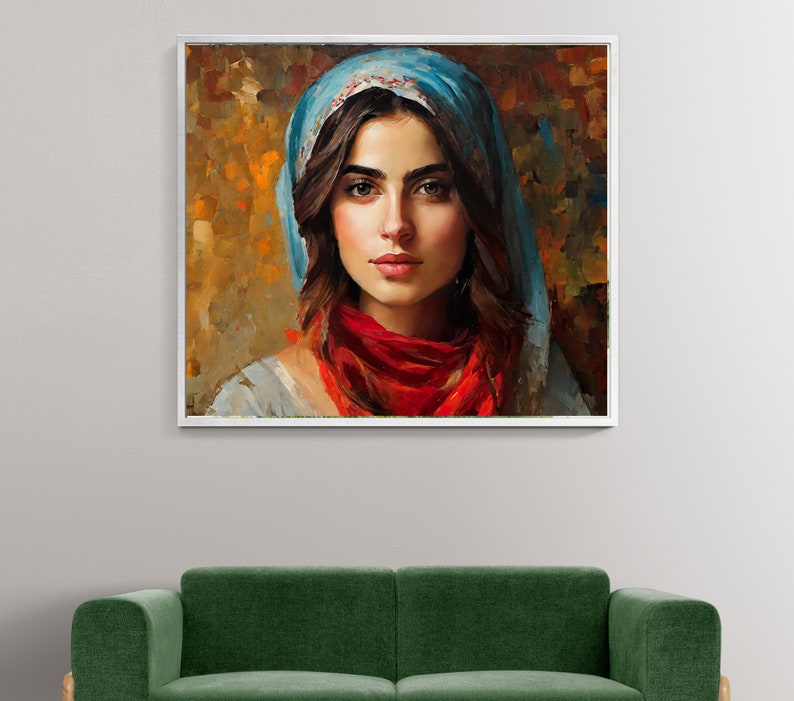 Printable Oil Painting Wall Decor AI Art Modern Home Wall Etsy