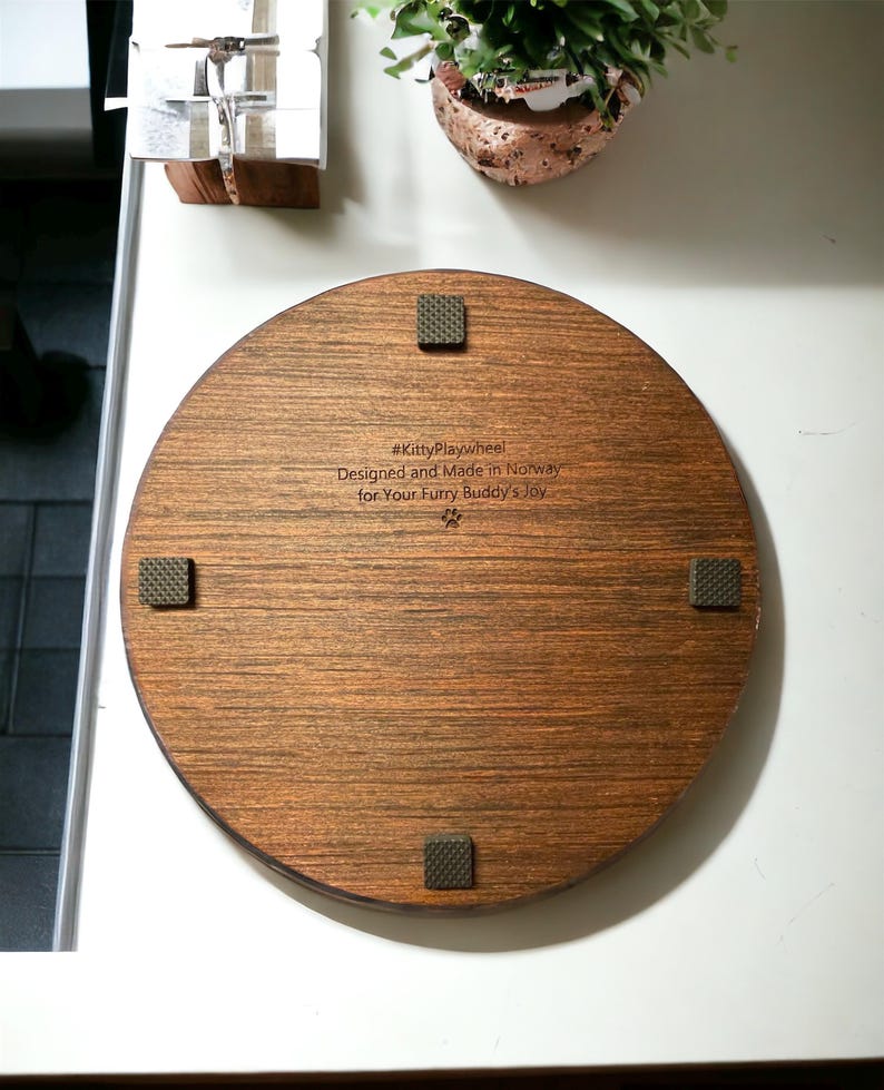 Cat Toy With Ball Kittyplaywheel Etsy UK