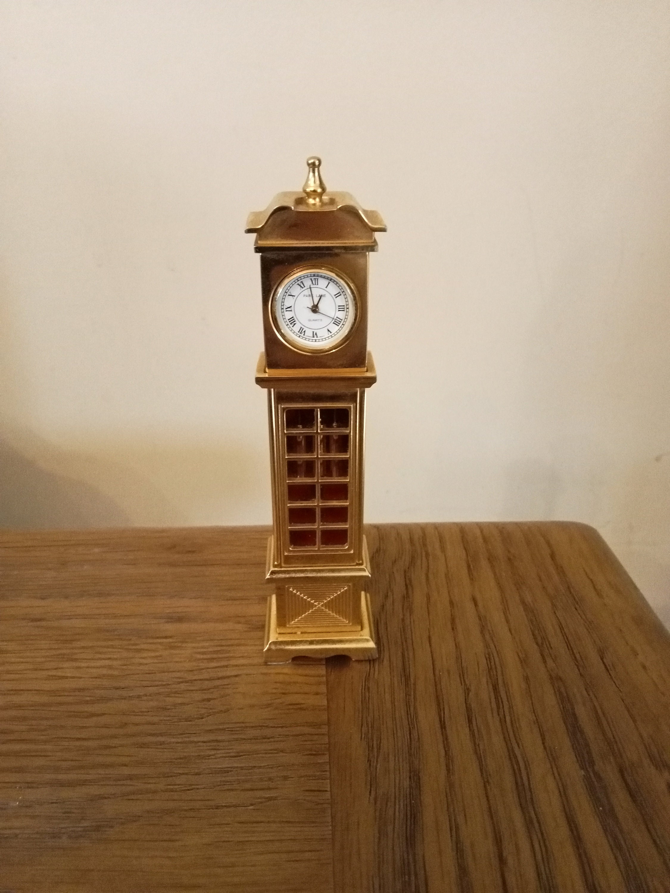 Antique Miniature Grandfather Clock Etsy