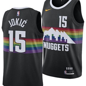 Youth Denver Nuggets Nikola Jokic Nike Black 2019/20 City Edition Name &  Number T-Shirt