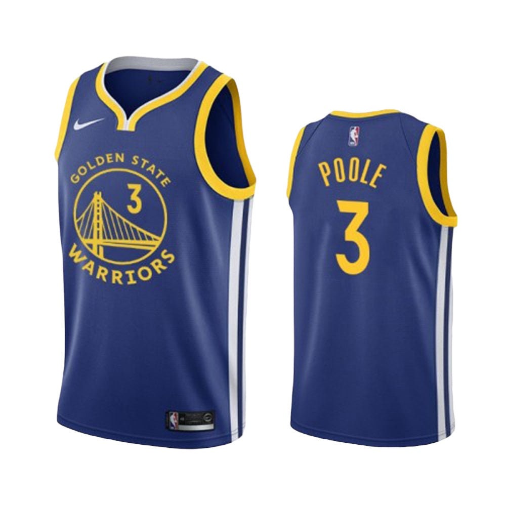Jordan Poole Golden State Warriors Jordan Brand Unisex Swingman Jersey -  Statement Edition - Navy