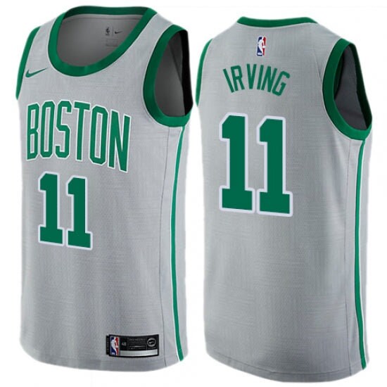 NBA Kyrie Irving #11 Boston Celtics City Edition Men's Grey Jersey XL New! NWT's