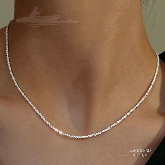 Silver Necklace – Minimobyyashvi