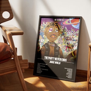 Juice WRLD -  The Party Never Ends Digital Album Cover Poster | Hyperbeast Gift For Him | Music Poster | Hip Hop | Downloadable Rap Print