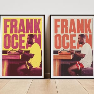 Poster di Frank Ocean – Stampa artistica digitale da parete – Opera minimalista di Frank Ocean – Poster musicale stampabile – Decorazione R&B per fan e collezionisti