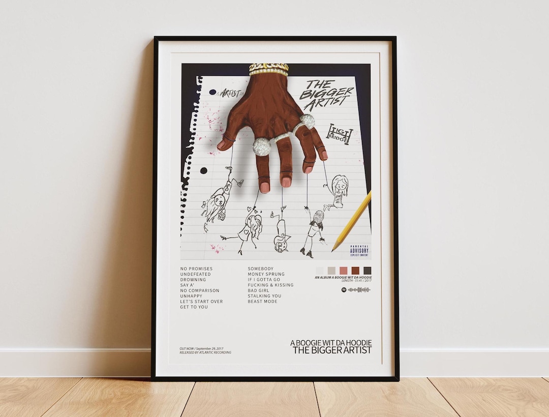 A Boogie Wit Da Hoodie - the Bigger Artist Digital Album Cover