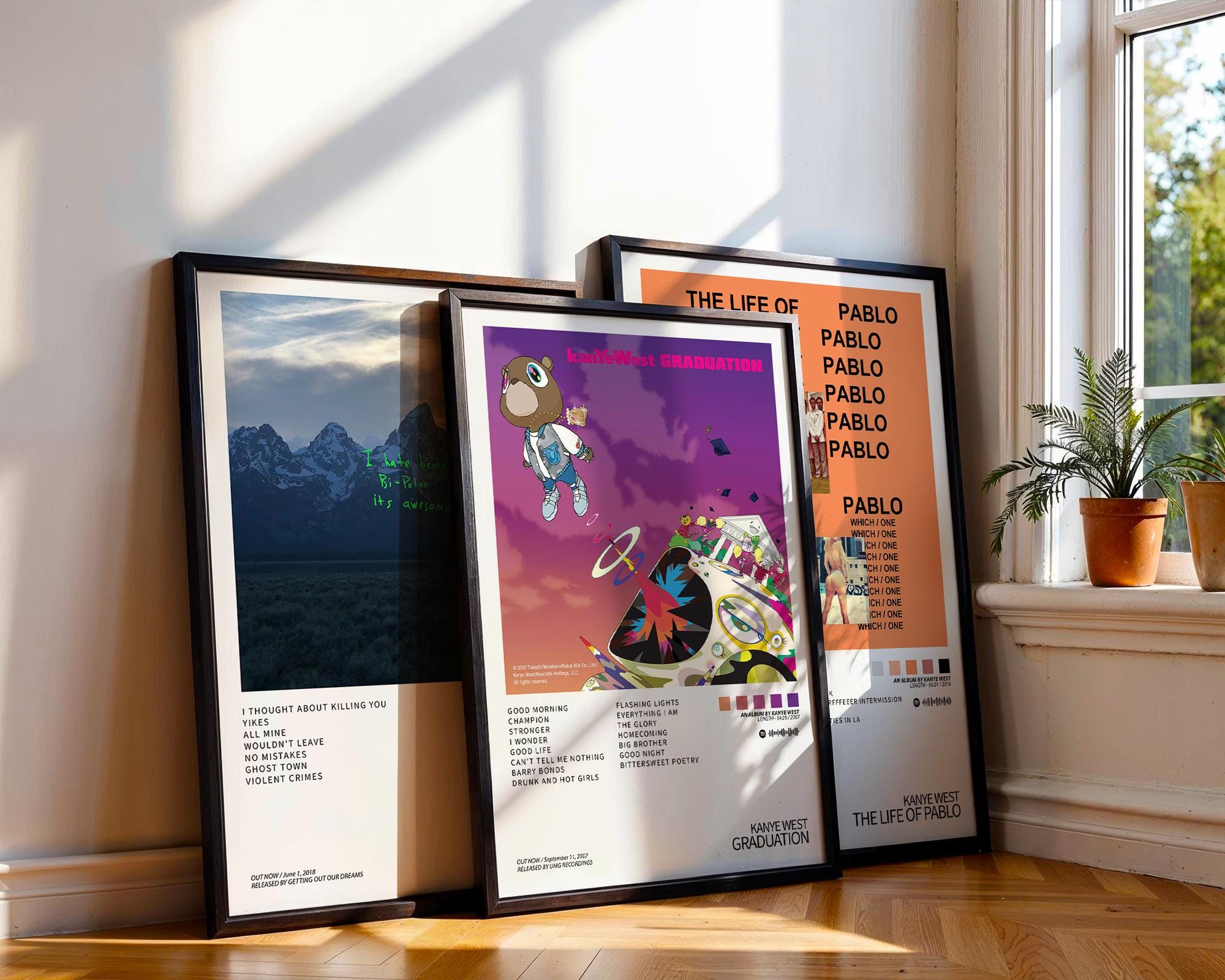 ☆Kanye West☆ Hiphop Banner Big birthday shout out to Kanye West's “Graduation.” The