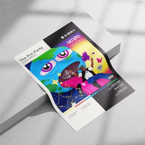 Juice WRLD - The Pre-Party Digital Album Cover Light and Dark | Digitales Album-Poster | Druckbare Rap Musik Wand Kunst | Geschenk für Ihn
