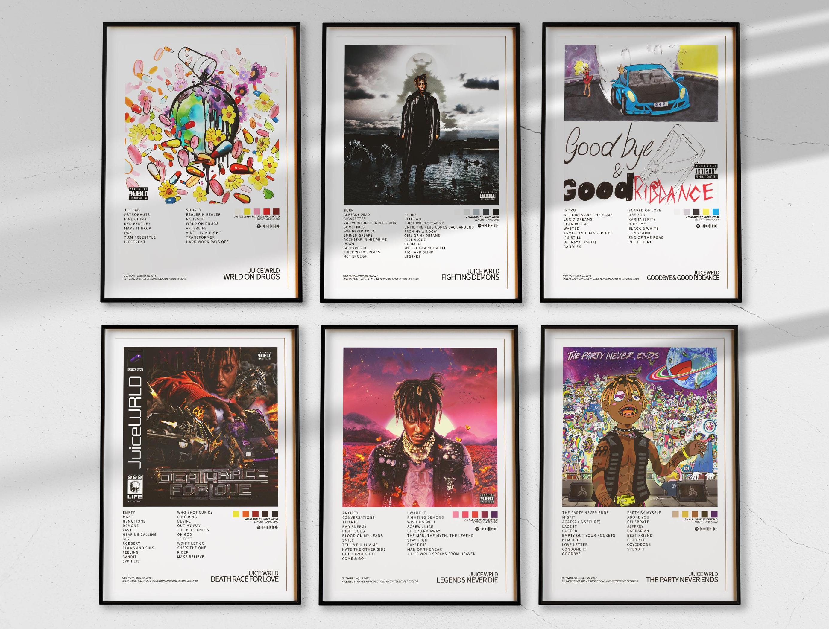 Juicewrld poster - Etsy 日本