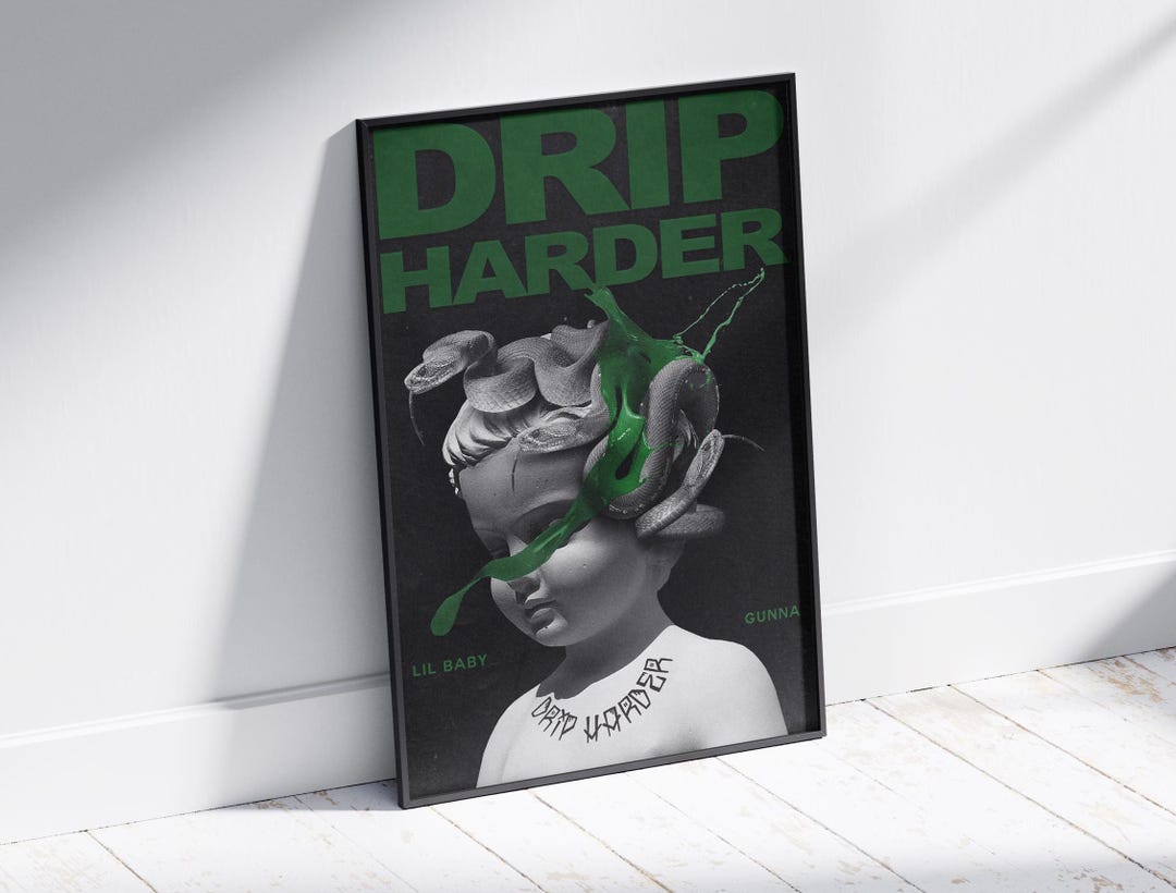 Lil Baby & Gunna - Drip Harder Digital Album Cover Poster | Premium ...