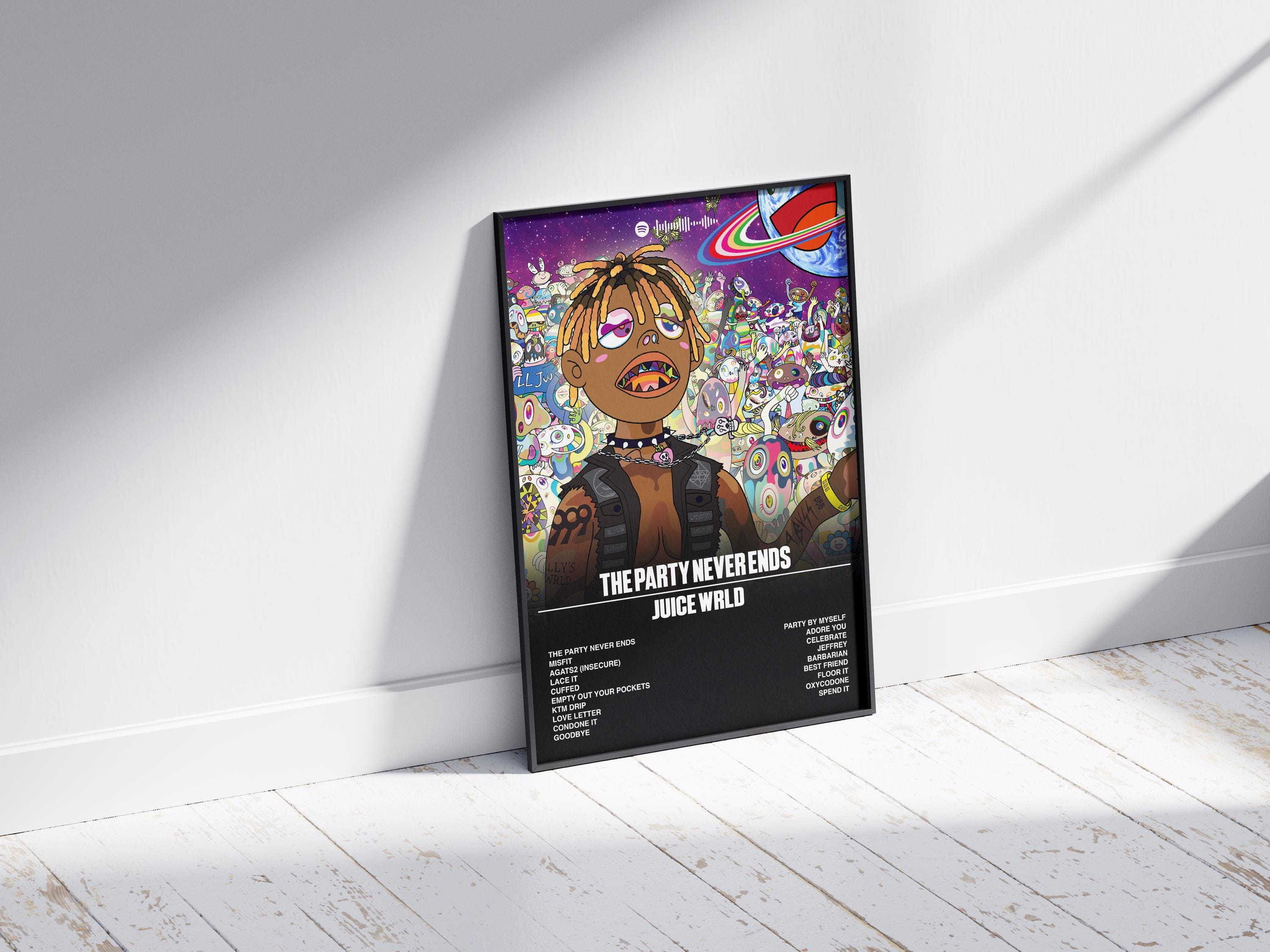 Juice WRLD - 6 Album Cover Digital Poster Package - Rap