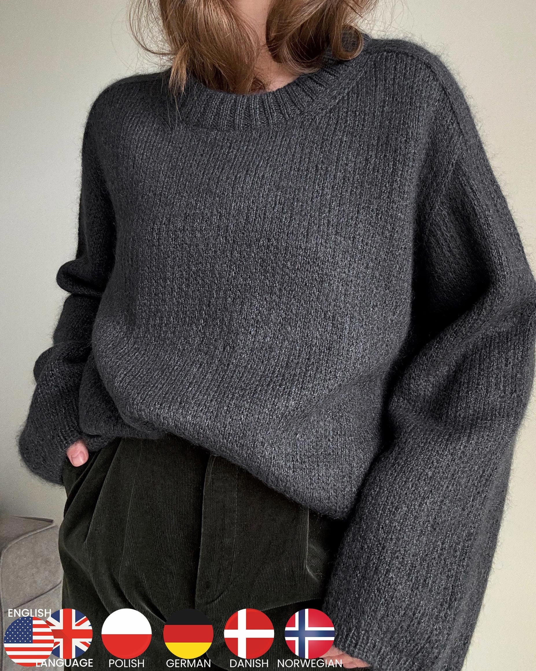 Chantal Sweater Knitting Pattern: Advanced Woolen Sweater