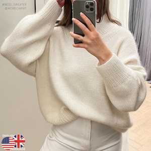 トップス NKNIT pattern pullover sweat 130size Cande Pullover - Adult — Nomad Stitches