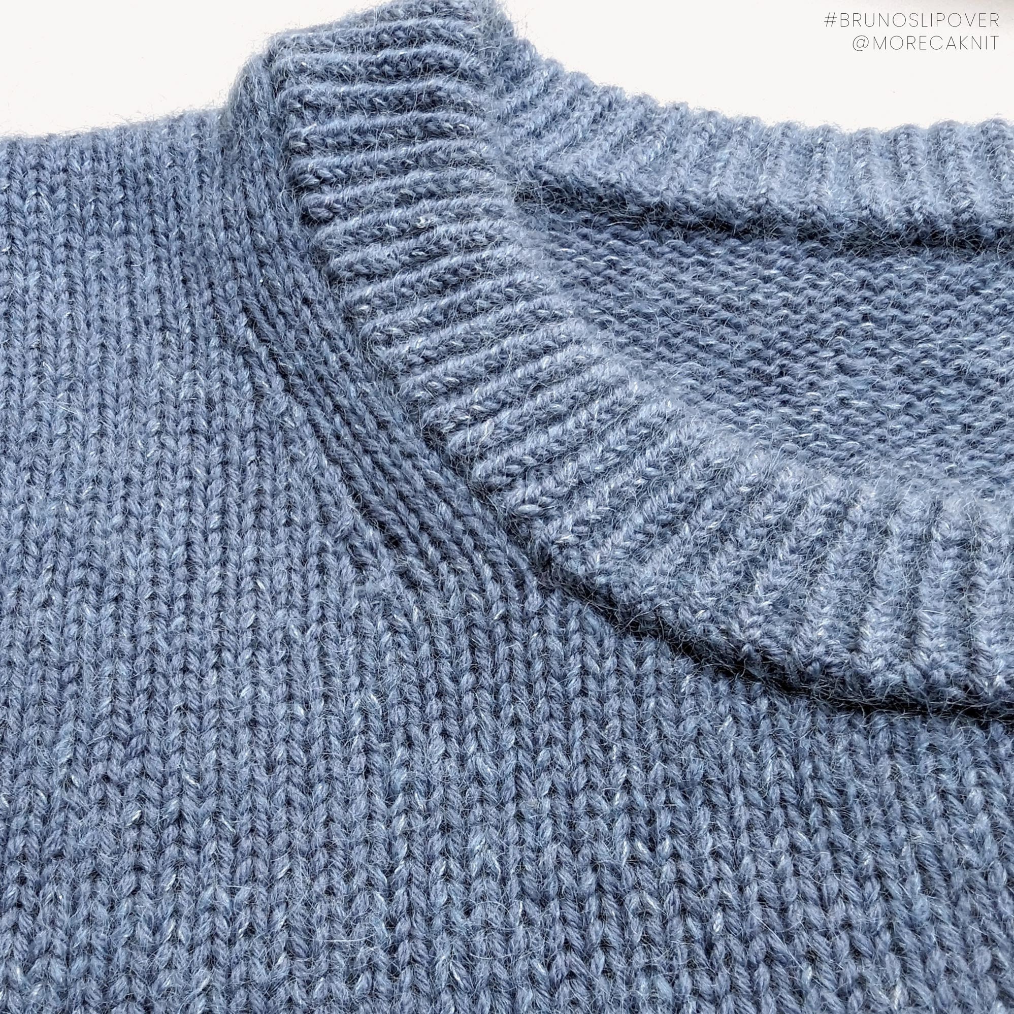 Knitting Pattern Bruno Slipover: Mohair Oversized Fit Vest - Etsy