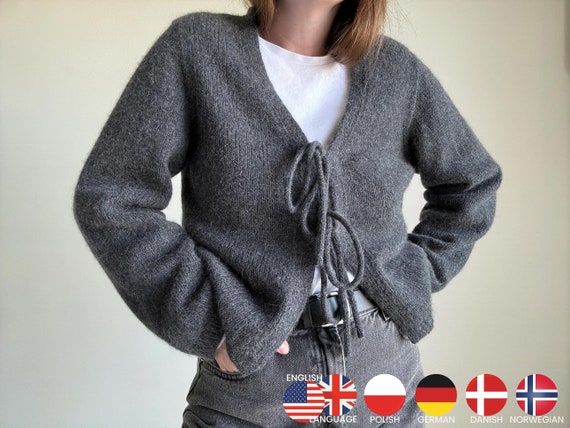 Solene Cardigan Knitting Pattern: Classic, and Minimalist Cardigan 