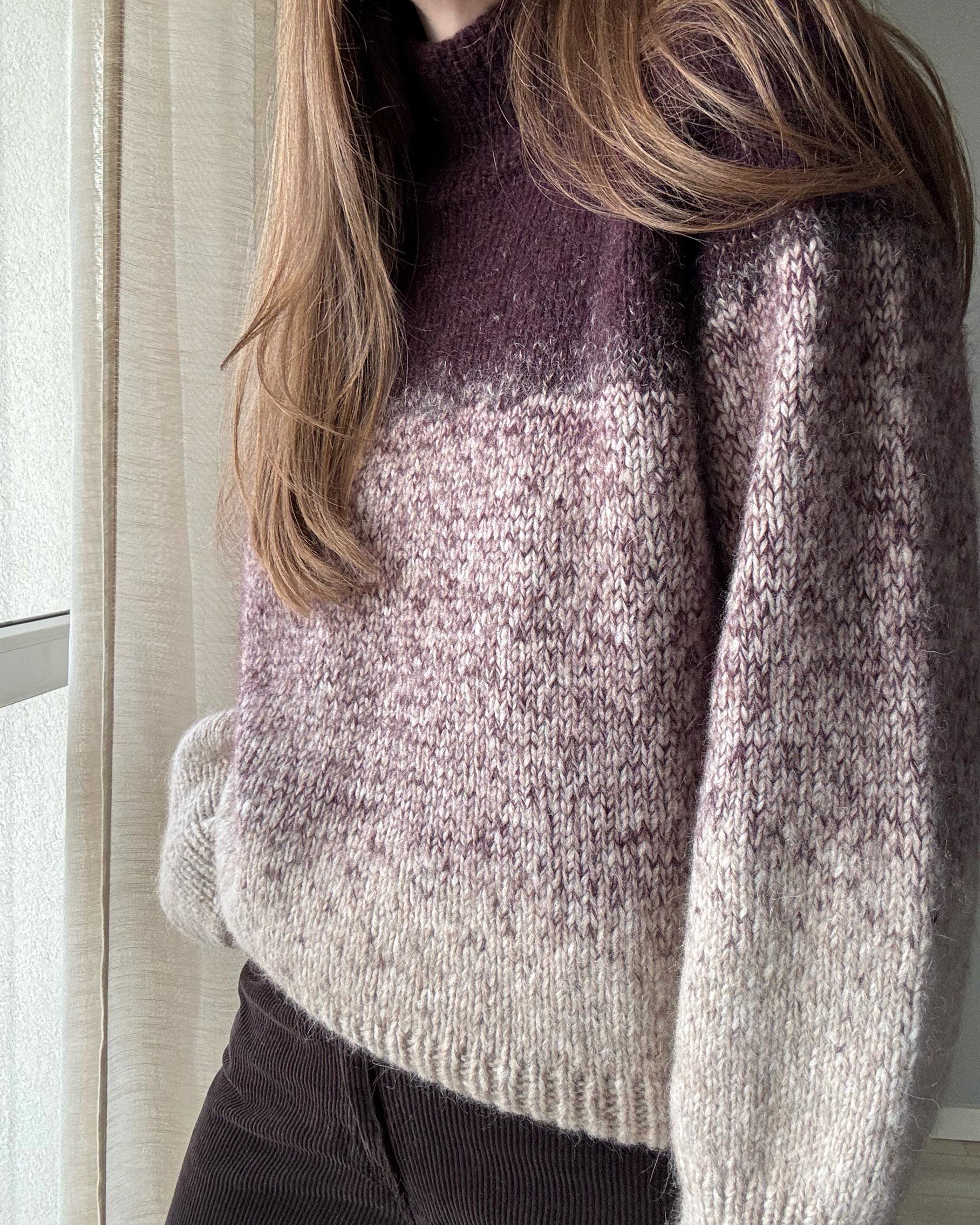 Calista Sweater Knitting Pattern – Advanced Women's Raglan