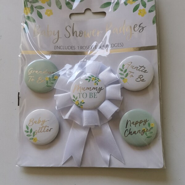 Printable Baby Shower Badge - Etsy
