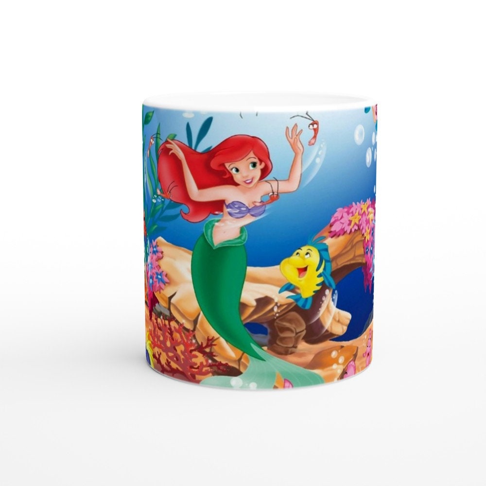 Disney The Little Mermaid 'Dreaming Ariel' Big Coffee Mug Cup 24oz - Purple