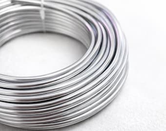 3mm Silver Craft Wire • Flexible DIY Jewelry, Sculpture, Floral
