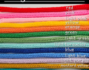 DIY Supply only Knitted Cord: DIY Craft Rope - Ready to Use